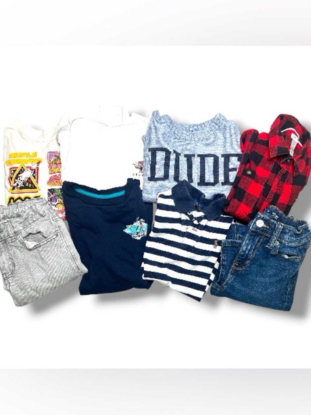 Boys Size 6 Clothing Bundle 8 Pieces Polo Ralph Lauren Gymboree Gap Jeans